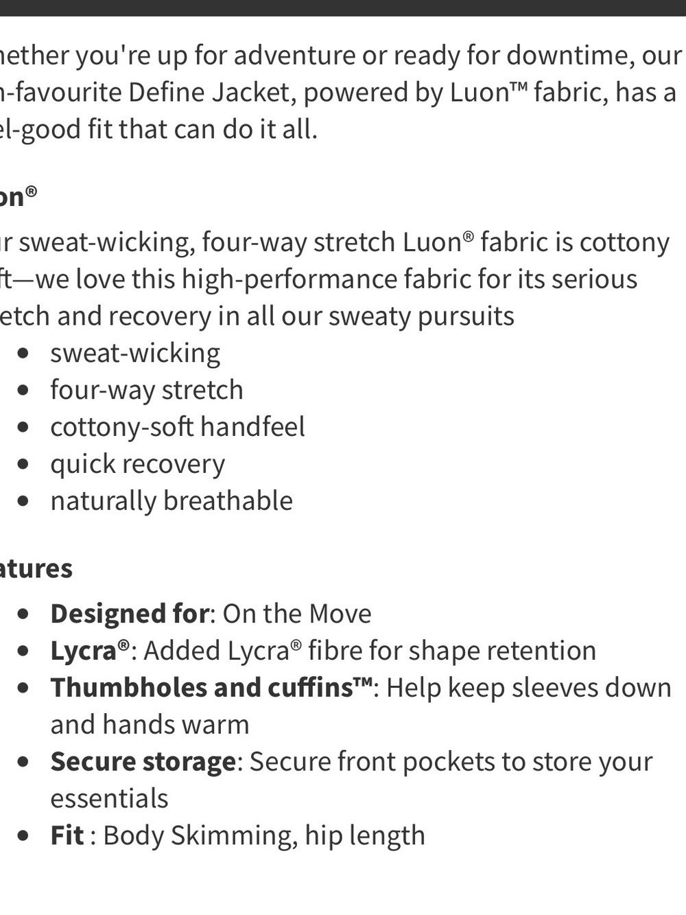 Lululemon Define Jacket Luon 6 EUC - Picture 2 of 10